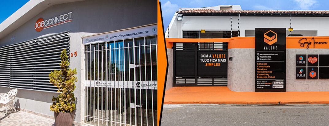 Job Connect Coworking em fusão com a Spazio Valore Escritório Virtual