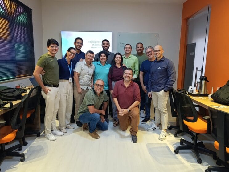 Participantes da Reunião quinzenal presencial da Governança do ELI Grande Aracaju